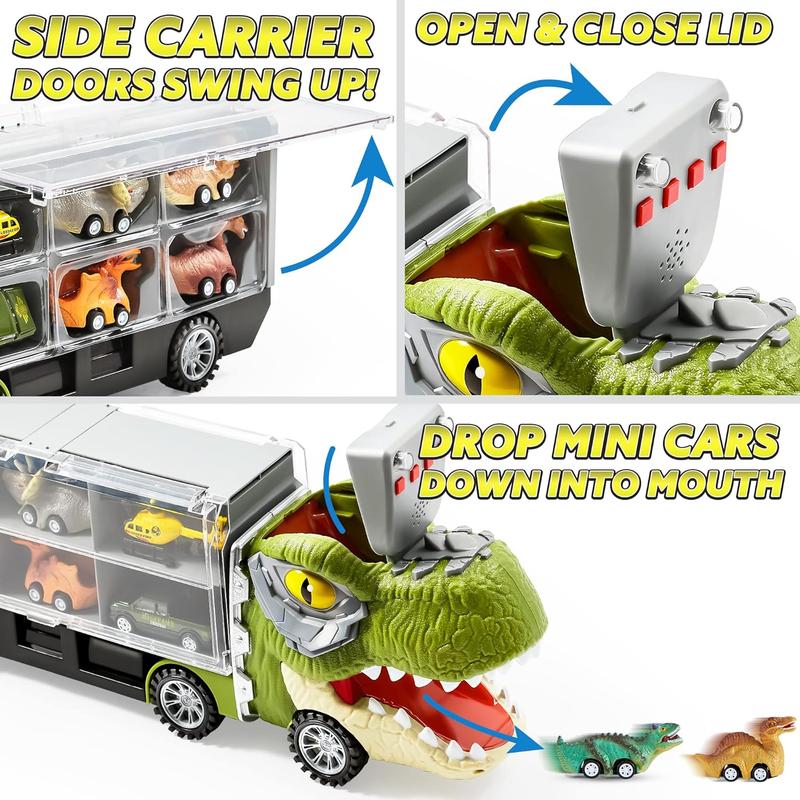 Dino Chomp Hauler Truck Set 2
