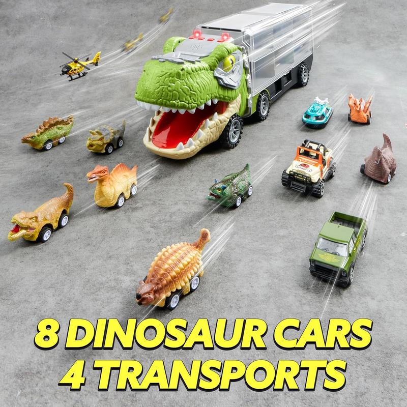 Dino Chomp Hauler Truck Set 4