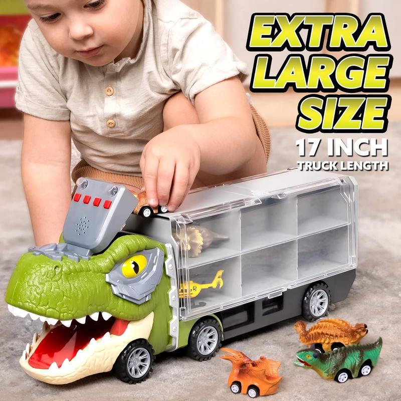 Dino Chomp Hauler Truck Set 7