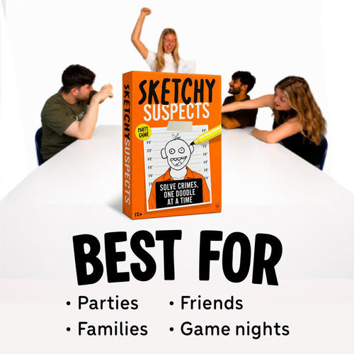 Sketch-the-suspect party game
